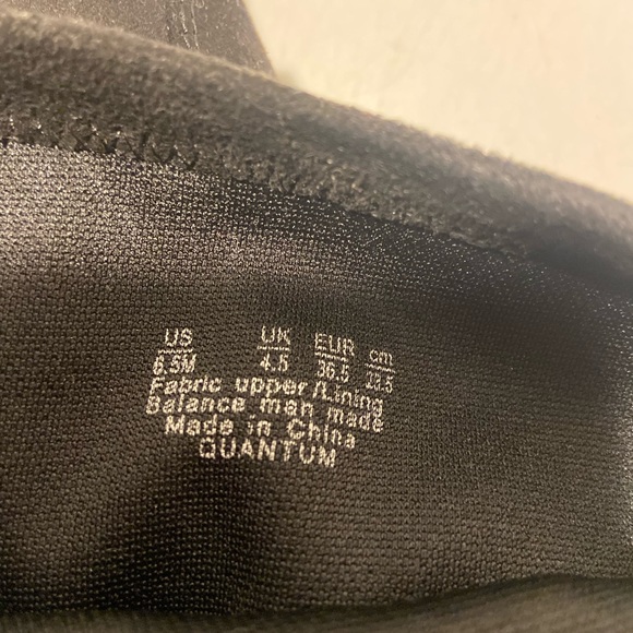 Carlos black over the knee boots zip up sides 3” metallic block heels size 6.5 - Picture 7 of 7